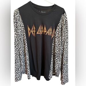 Def Leppard Boho Fab Rocktop